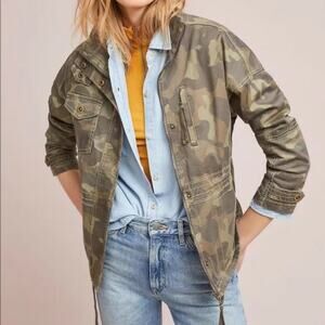 Anthropologie Marrakech Camouflage Anorak Camo Jackets NWTs Medium